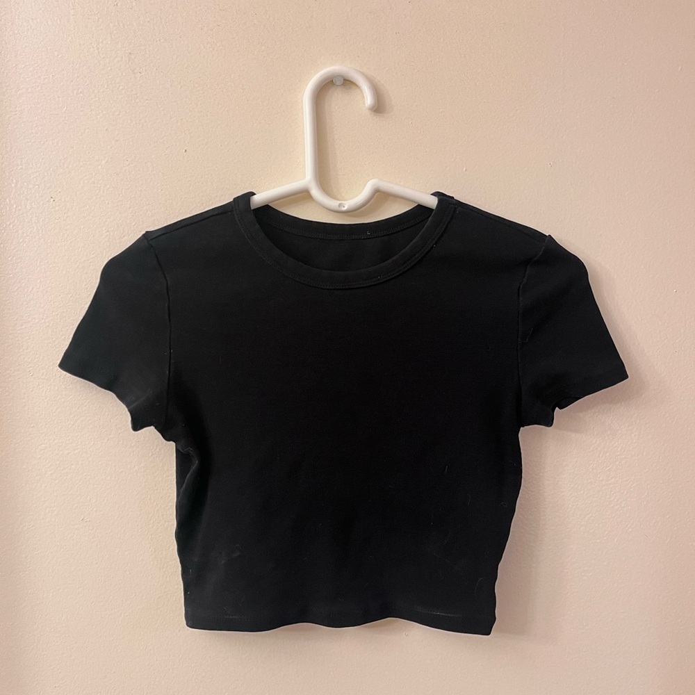 Black Crop Top | S